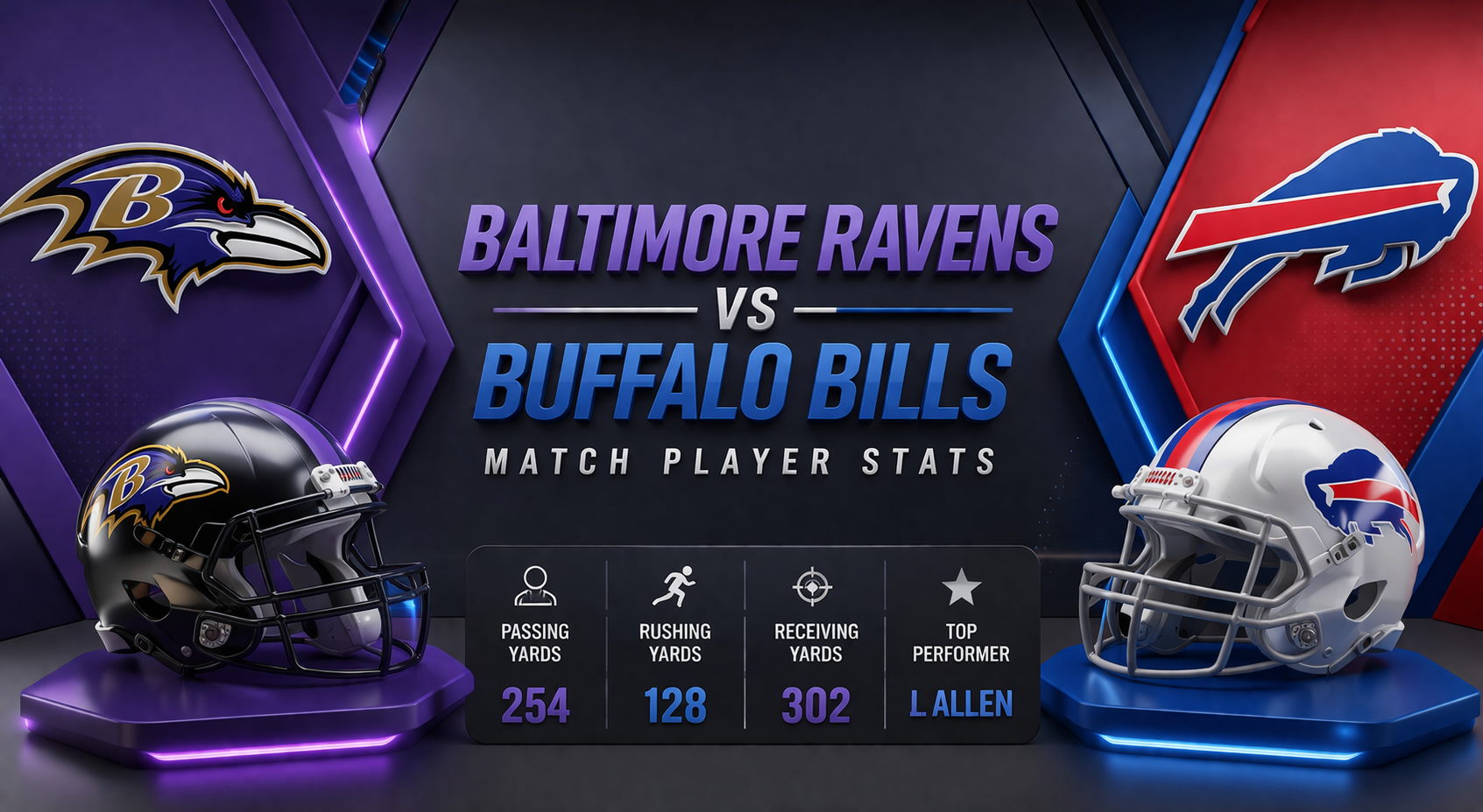 baltimore ravens vs buffalo bills match player stats