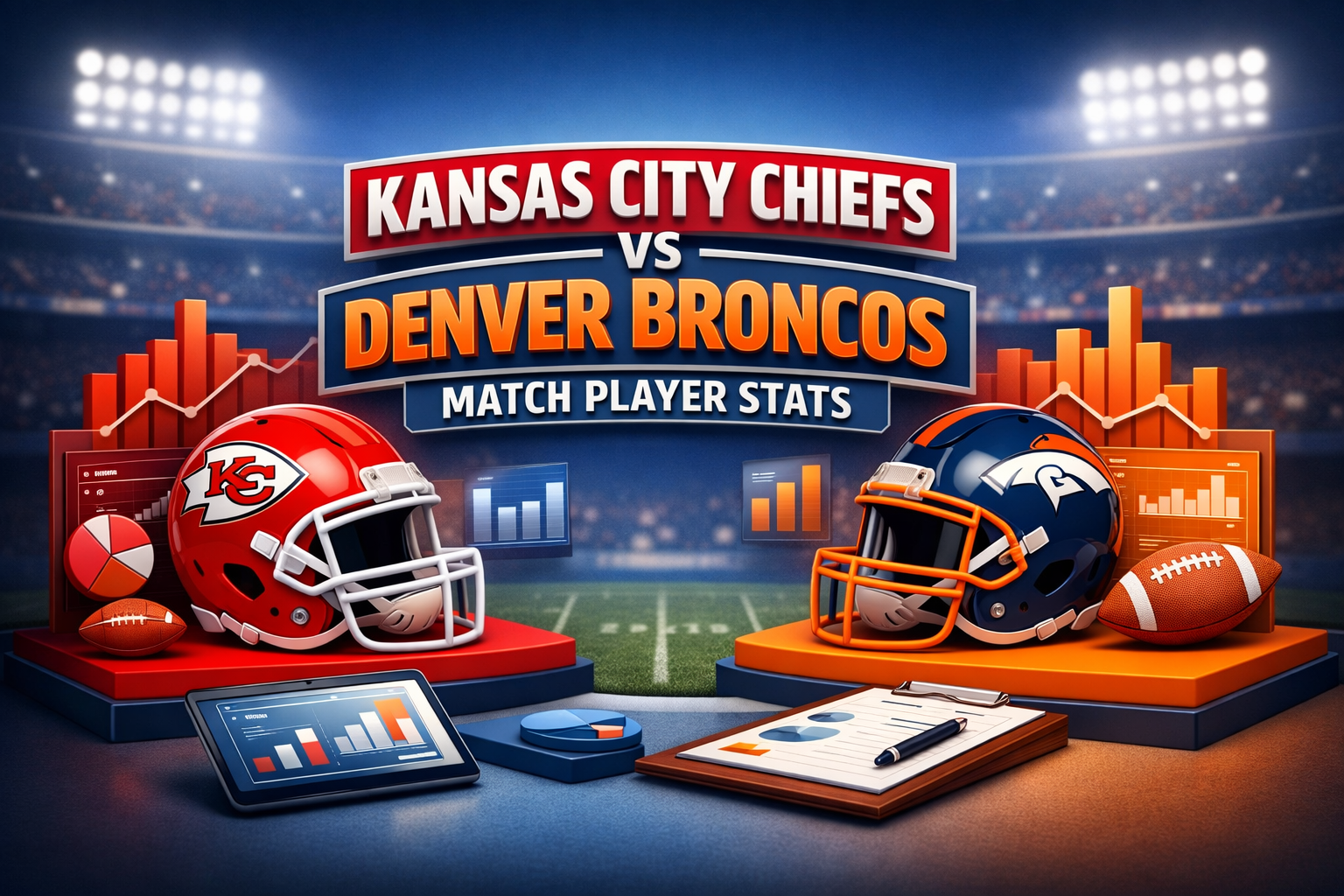 kansas city chiefs vs denver broncos match player stats
