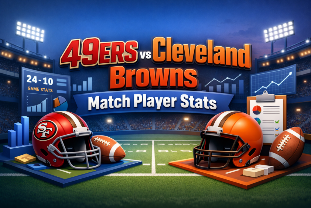 49ers vs cleveland browns match player stats
