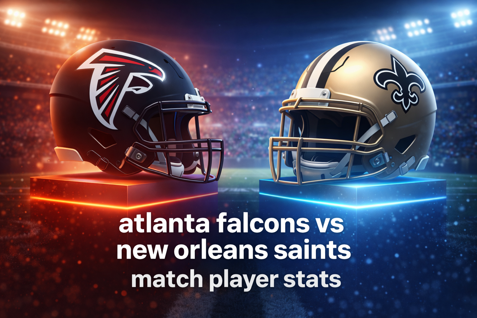 atlanta falcons vs new orleans saints match player stats