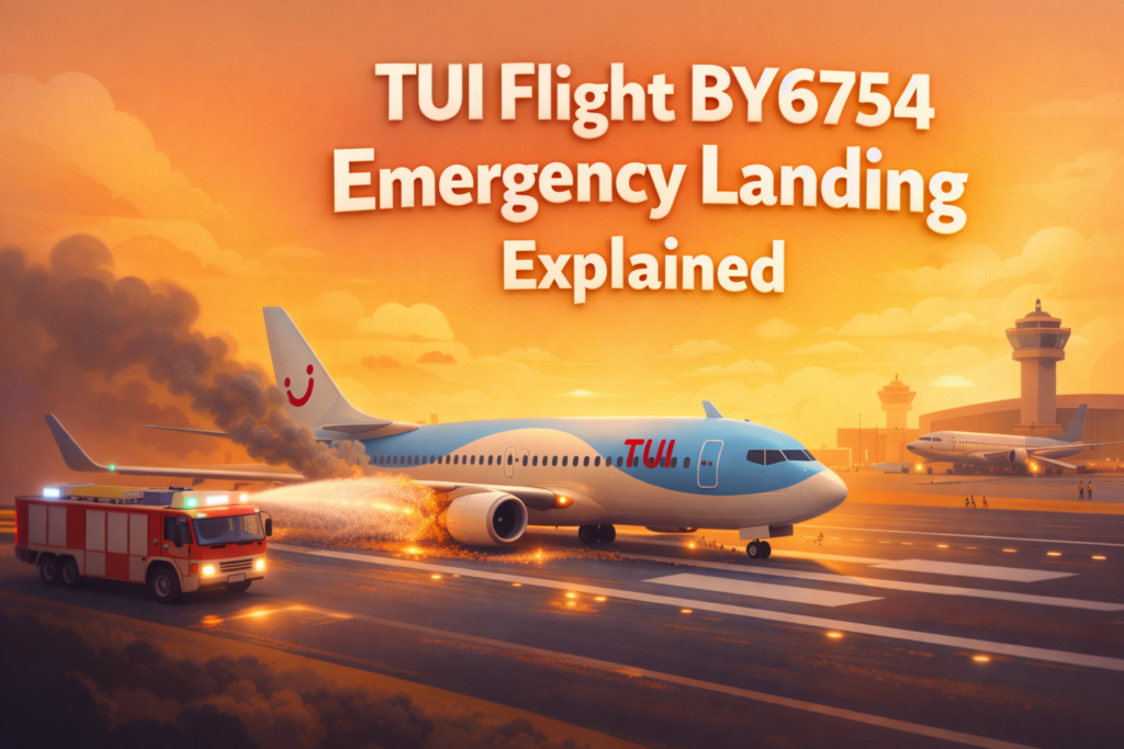 tui flight by6754 emergency landing